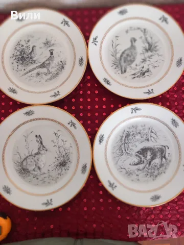 Прекрасни чинии с декорация от диви животни