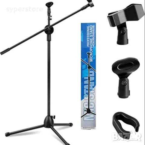 Стойка за микрофон за пеене Digital One SP01030, професионална, 65-210cm, 2 микрофона, снимка 5 - Микрофони - 49574914