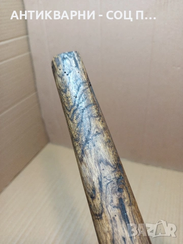 Соц Стар Ръчно Кован Дърводелски Инструмент Брадва Кривица. НОМЕР 503., снимка 12 - Антикварни и старинни предмети - 53446102