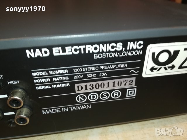 NAD PREAMPIFIER-SWITZERLAND 1211210829, снимка 16 - Ресийвъри, усилватели, смесителни пултове - 34778057