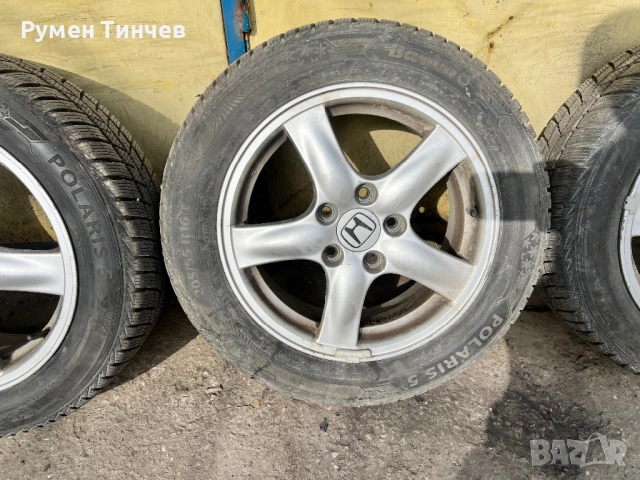 Джанти с зимни гуми от Хонда 16 ко, снимка 3 - Гуми и джанти - 53808574