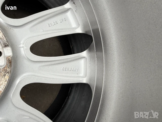 4 бр. оригинални алуминиеви джанти BMW 18 цола 5x112 , централен отвор 66.6, ET57, 8J, снимка 11 - Гуми и джанти - 50492035