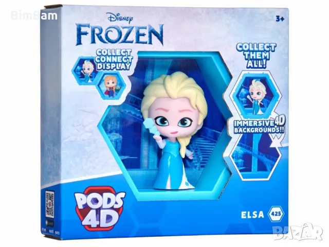 Колекционерска статуетка-кукла FROZEN Pods 4D