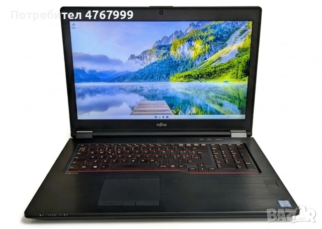 17.3" Лаптоп Fujitsu Celsius H970 (i7, quadro p5000 16GB)