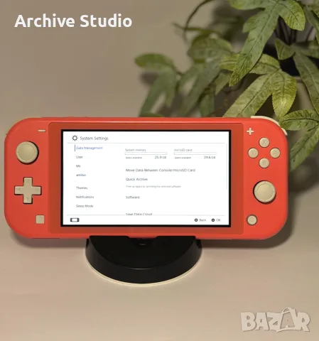 Nintendo Switch Lite Coral Pink + 32GB SanDisk + оригинален калъф, снимка 4 - Nintendo конзоли - 56086078