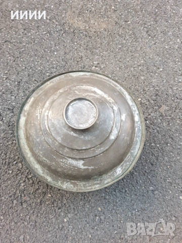 Бакърена тенджера с капак 