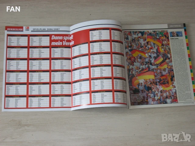 ⚽️ 🏆 Списание Шпорт Билд /SPORT BILD BUNDESLIGA/ специално издание за Бундеслигата сезон 2006/07, снимка 2 - Списания и комикси - 50833672