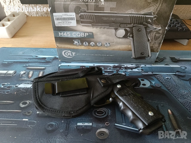 Umarex Colt Government M45 CQBP 4.5 BB, снимка 6 - Въздушно оръжие - 53400936