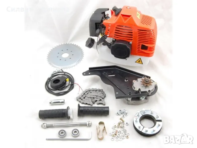 Двигател за велосипед със страничен монтаж универсален 60 кубика, снимка 1