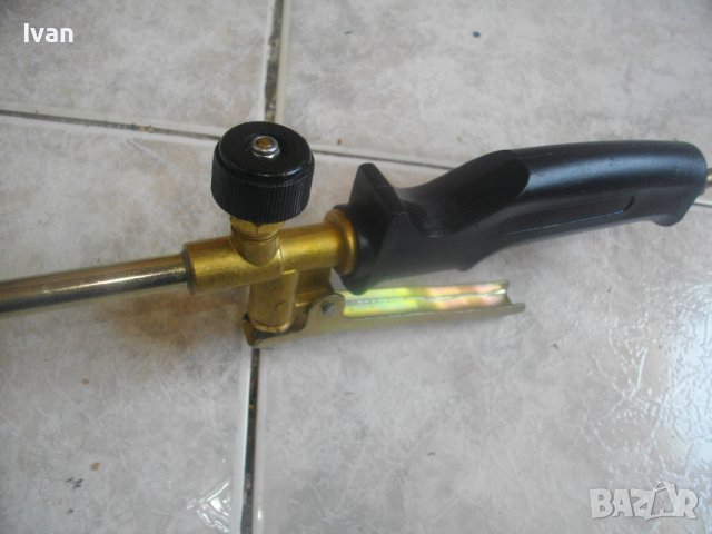 Нова Горелка На Газ Пропан-Бутан За Покриви/Хидроизолации-73см/ф70мм/Бронз Глава/Спусък, снимка 7 - Други инструменти - 41393225