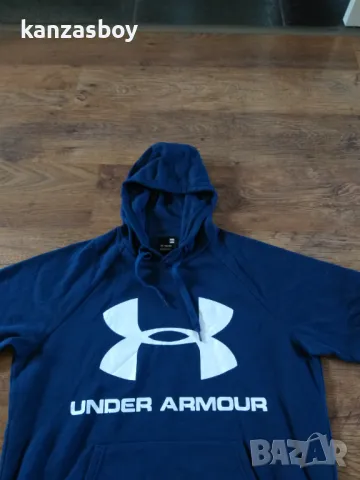 Under Armour Rival Fleece Logo - страхотно мъжко горнище КАТО НОВО ХЛ, снимка 6 - Спортни дрехи, екипи - 48492889
