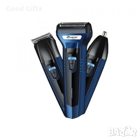 Тример за брада и тяло 3в1 Gemei GM-566, снимка 3 - Тримери - 34706896