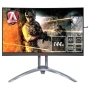 Монитор Gaming QLED VA AOC Agon AG273QCX 27"QHD, 1ms, 144Hz, Freesync, снимка 1