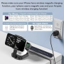 Нова Сгъваема MagSafe станция за iPhone 12–17 + Apple Watch + AirPods, снимка 3