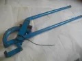РЪЧЕН ТРЪБОГИБ 22мм Ръчен уред немски старо качество за огъване всякакви тръби метални дебелостенни , снимка 3