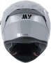 MY-936 пълнолицева каска с визьор, ECE 22.06, сива, L N7, снимка 6