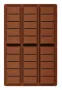 6 правоъгълни блокчета плочки Дубайски шоколад силиконов молд форма калъп плочка, снимка 2