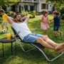 Градински шезлонг - перфектна комбинация от елегантност и практичност, снимка 2