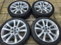 Лети джанти 19ки 5х114.3 Mazda + летни гуми 225/45/19 Bridgestone, снимка 2