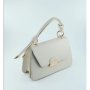 Елегантна фешън чанта с авнгардни дръжки в модерни цветове, снимка 1
