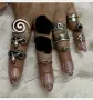 Мъжки и дамски сребърни пръстени, снимка 10