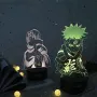 3D аниме LED Нощна лампа,3 различни Аниме героя, с интелигентно сензорно дистанционно управление, снимка 3