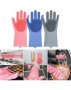  ❌️ Домакински ръкавици за миене на съдове със силиконови ресни на дланите