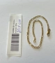 Златна гривна 1.36гр.20.5см., снимка 1