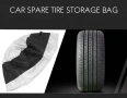 Калъф за резервна гума,1брой, Универсален, За размер гума 16"17"18"19" - 78923, снимка 2