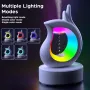Безжичен Арома дифузер, Bluetooth колонка Овлажнител за въздух с музика и светлина, снимка 5