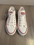 Дамски обувки кецове Converse стил – бели, нови, размер 38, снимка 1