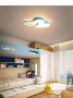 Полилей таванна лед LED лампа с дистанционно управление сърце син цвят, снимка 1 - Лампи за таван - 34016814