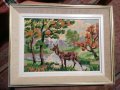 Гоблен с рамка ръчна изработка, снимка 4
