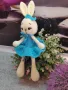 Подаръци за Св. Валентин, Плетена играчка Зайче-балерина, ръчно изработени,прекрасен подарък, снимка 5
