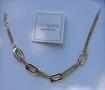 дизайнерски италиянски ПОЗЛАТЕН гердан колие НОВО, снимка 6