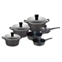 Премиум комплект съдове за готвене 12 части с мраморно покритие Cheffinger, снимка 11