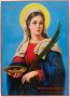 Икона на Света Лусия - закрилница на слепите ikona sveta lusia, снимка 1 - Икони - 18302420