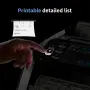 ЕЦБ тествана професионална банкнотоброячна машина AL-N60D CIS Dual Display EUR USD, снимка 6