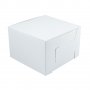 Бяла кутия за торта, Дебелина 500 микрона, снимка 1 - Прибори за хранене, готвене и сервиране - 39587588