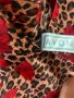 Страхотна сатенана качествена нощница леопардова щампа и рози Avon , снимка 6
