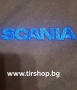 Бродирана тениска с надпис и лого на СКАНИЯ  черна/бяла , снимка 3
