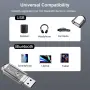 Bluetooth 5.3 USB аудио приемник, 10 м, адаптер за тонколони и усилватели, прозрачен, снимка 7