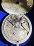 Швейцарски сребърен джобен часовник Zenith, снимка 4