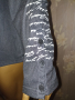 Sheilay L-Ефектен топ/ блуза с надписи и интересен ръкав , снимка 5