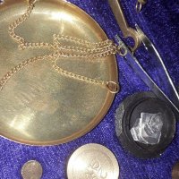 Стара  златарска  везна пълен комплект, снимка 4 - Други ценни предмети - 41676346