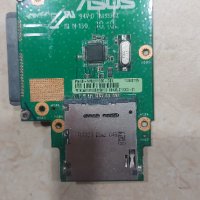 Asus K50I 15.6" Hard Drive Connector SD Card Reader Board 60-NVKCR1000-D03, снимка 1 - Дънни платки - 39201302