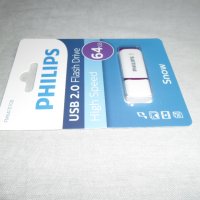 USB 2.0 Flash Drive/ Флашка Philips 64 GB., снимка 2 - USB Flash памети - 41465513