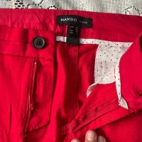 Панталони червени, ново, MANGO, снимка 4 - Панталони - 41189693