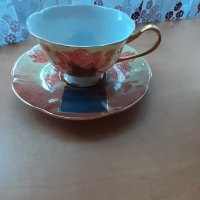 Чаши за кафе и чай-оригинален костен порцелан със злато, снимка 15 - Чаши - 18705283