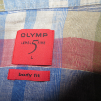 Риза с дълъг ръкав от лен OLYMP Level 5 Five, снимка 4 - Ризи - 36450119